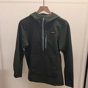 Patagonia Olive Green Hooded Jacket